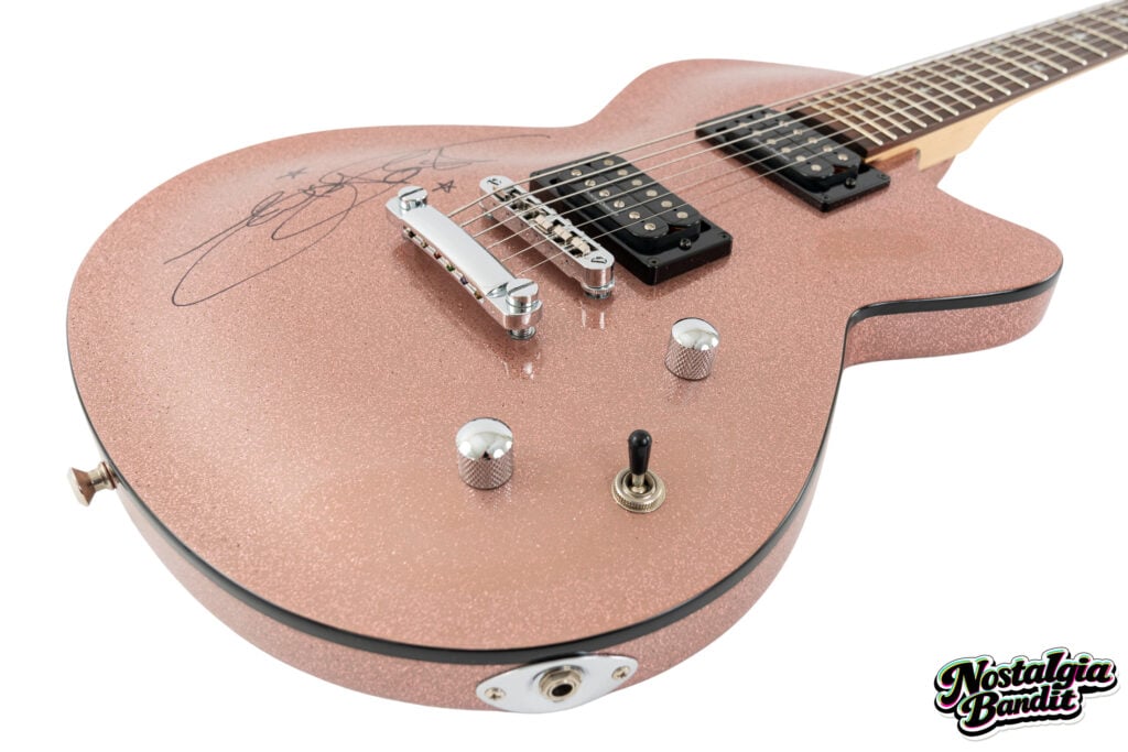 Veruca Salt | Louise Post Stage-Played & Signed Pink Daisy Rock Candy Electric Guitar (2006)