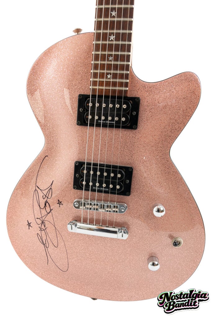 Veruca Salt | Louise Post Stage-Played & Signed Pink Daisy Rock Candy Electric Guitar (2006)