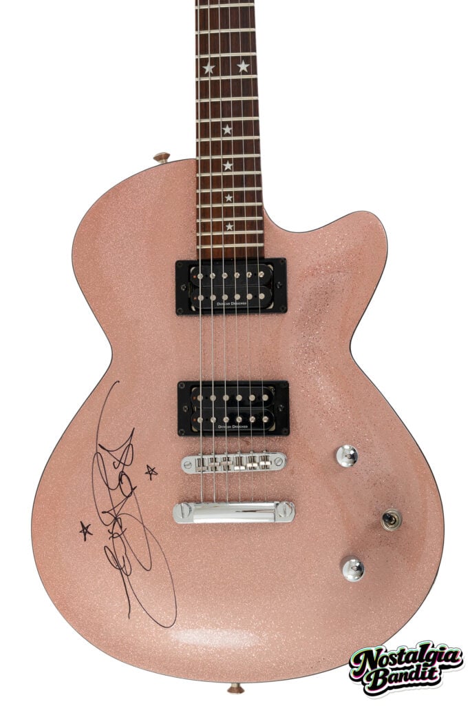 Veruca Salt | Louise Post Stage-Played & Signed Pink Daisy Rock Candy Electric Guitar (2006)