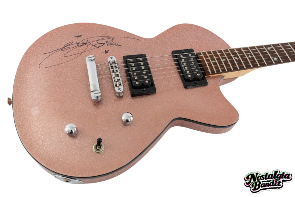 Veruca Salt | Louise Post Stage-Played & Signed Pink Daisy Rock Candy Electric Guitar (2006)