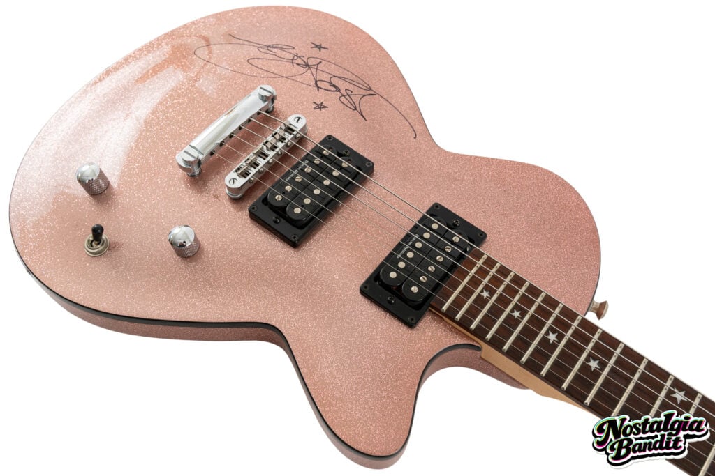 Veruca Salt | Louise Post Stage-Played & Signed Pink Daisy Rock Candy Electric Guitar (2006)