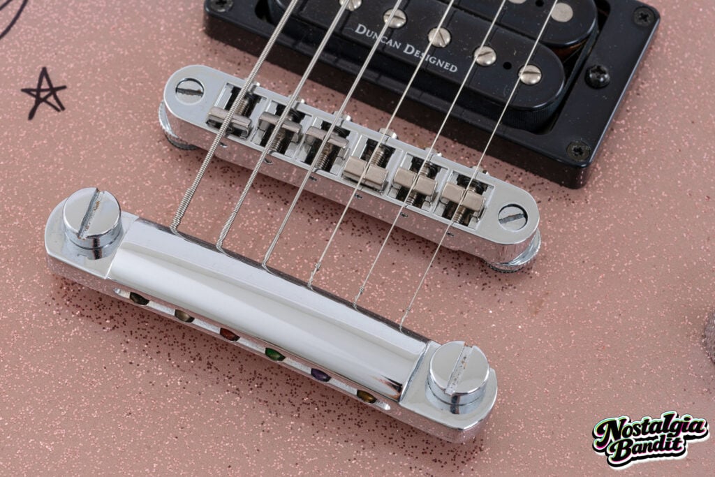 Veruca Salt | Louise Post Stage-Played & Signed Pink Daisy Rock Candy Electric Guitar (2006)