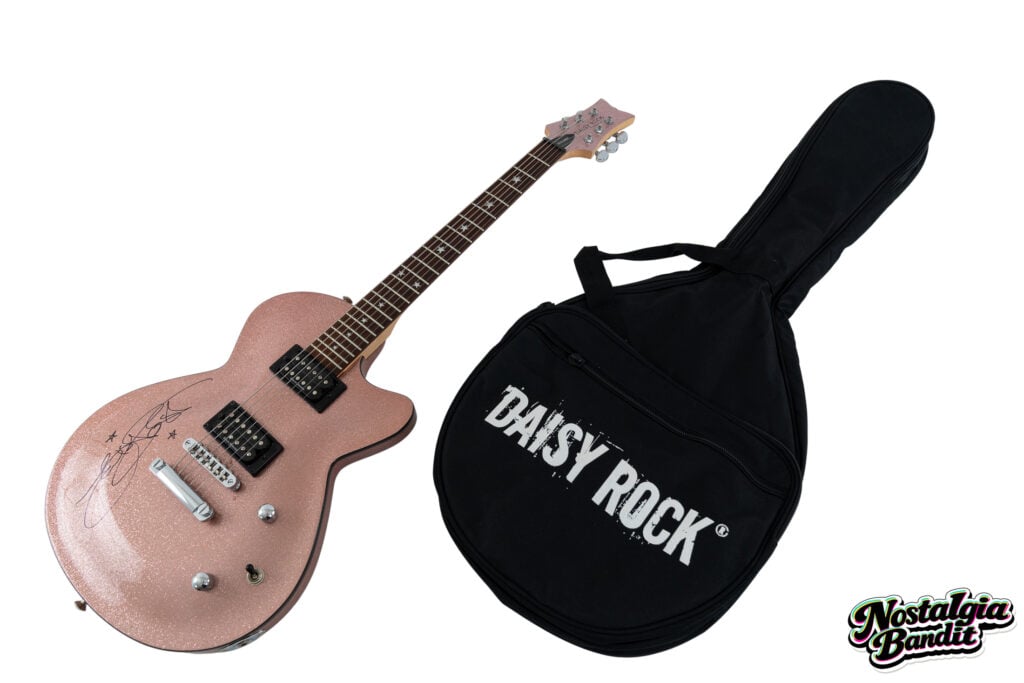 Veruca Salt | Louise Post Stage-Played & Signed Pink Daisy Rock Candy Electric Guitar (2006)