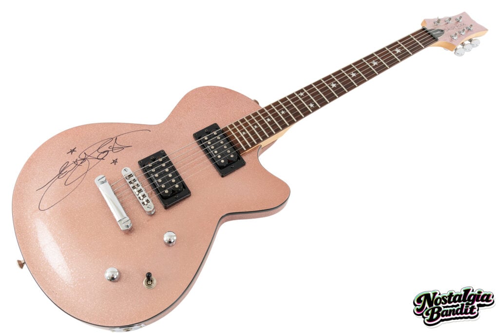Veruca Salt | Louise Post Stage-Played & Signed Pink Daisy Rock Candy Electric Guitar (2006)