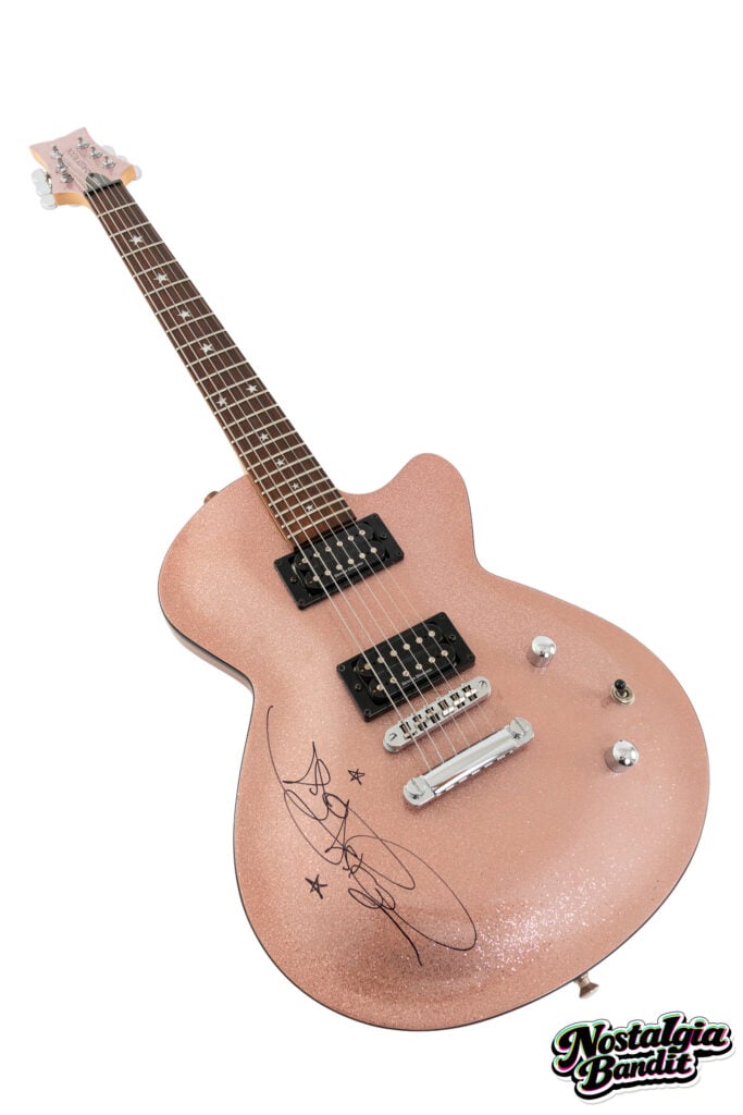 Veruca Salt | Louise Post Stage-Played & Signed Pink Daisy Rock Candy Electric Guitar (2006)