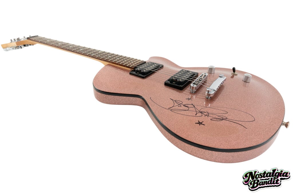 Veruca Salt | Louise Post Stage-Played & Signed Pink Daisy Rock Candy Electric Guitar (2006)