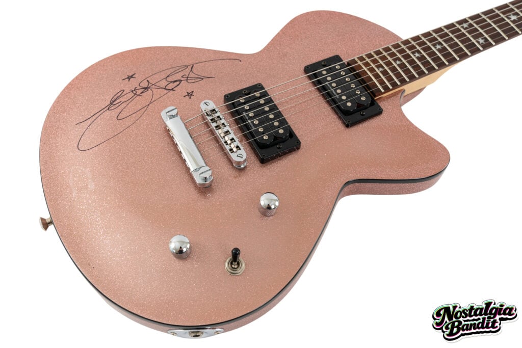 Veruca Salt | Louise Post Stage-Played & Signed Pink Daisy Rock Candy Electric Guitar (2006)