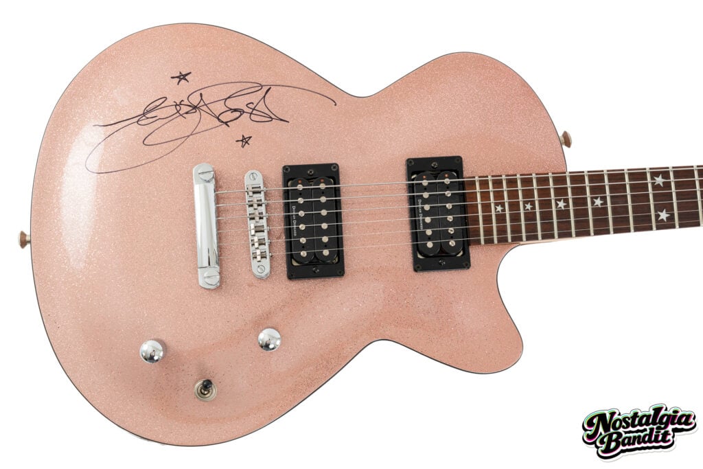 Veruca Salt | Louise Post Stage-Played & Signed Pink Daisy Rock Candy Electric Guitar (2006)