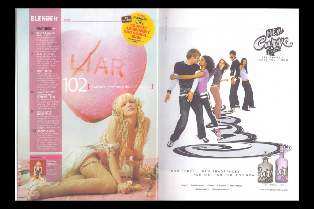 Courtney Love | Blender Cover-Worn, Photo-Matched Custom American Flag Costume Collection (2004)