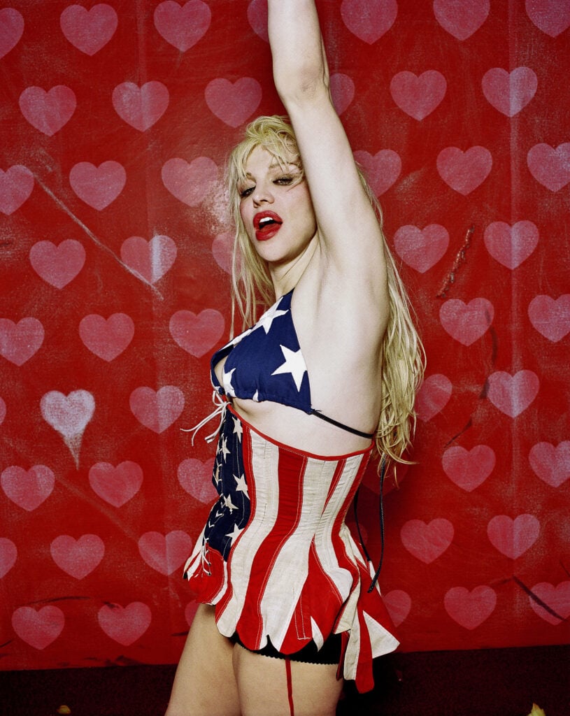 Courtney Love | Blender Cover-Worn, Photo-Matched Custom American Flag Costume Collection (2004)