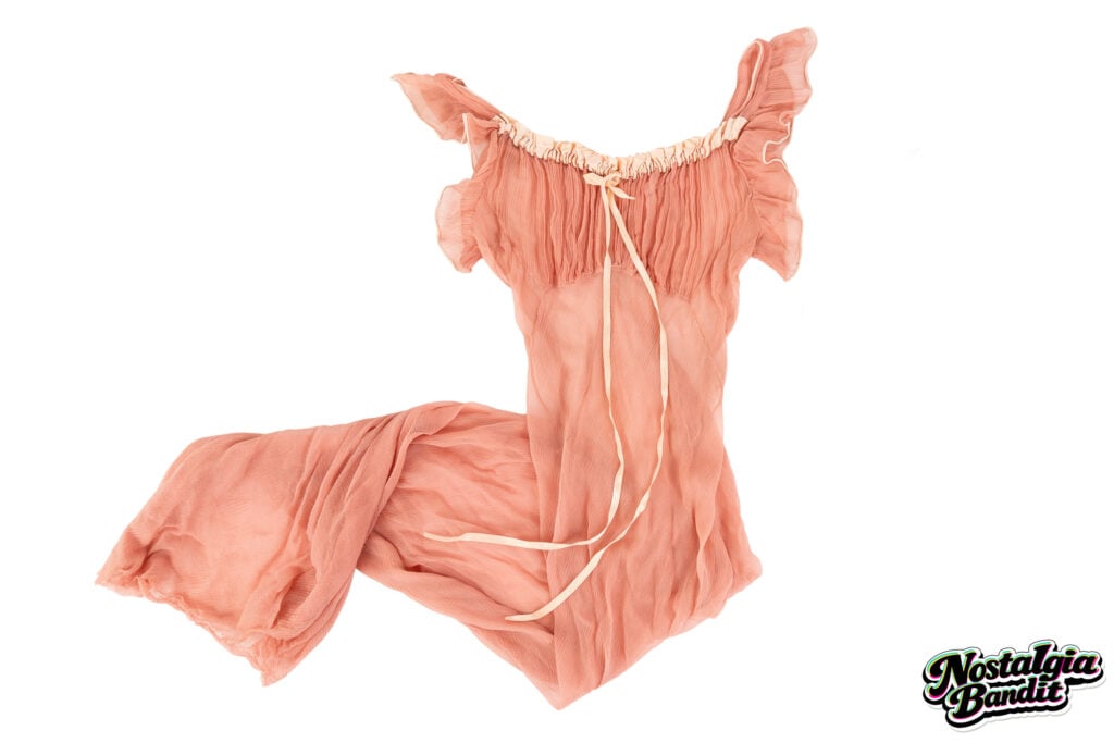 Hole | Courtney Love Owned Vintage Babydoll Slip & Sheer Ruffle Top (circa 1990s)