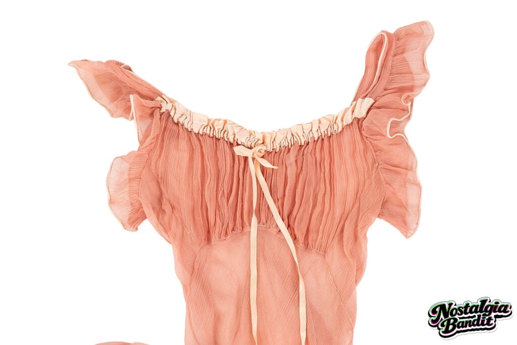 Hole | Courtney Love Owned Vintage Babydoll Slip & Sheer Ruffle Top (circa 1990s)