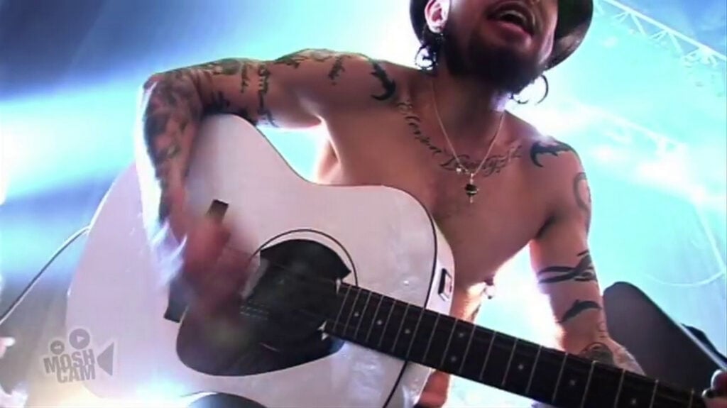 Jane's Addiction | Dave Navarro Hand-Stenciled "LifeAfterDeath" Yamaha LLX6DN Guitar (2008)