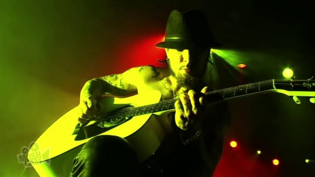 Jane's Addiction | Dave Navarro Hand-Stenciled "LifeAfterDeath" Yamaha LLX6DN Guitar (2008)