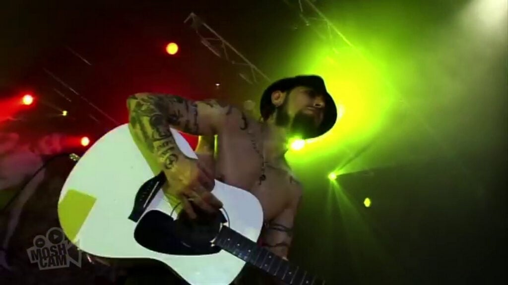 Jane's Addiction | Dave Navarro Hand-Stenciled "LifeAfterDeath" Yamaha LLX6DN Guitar (2008)