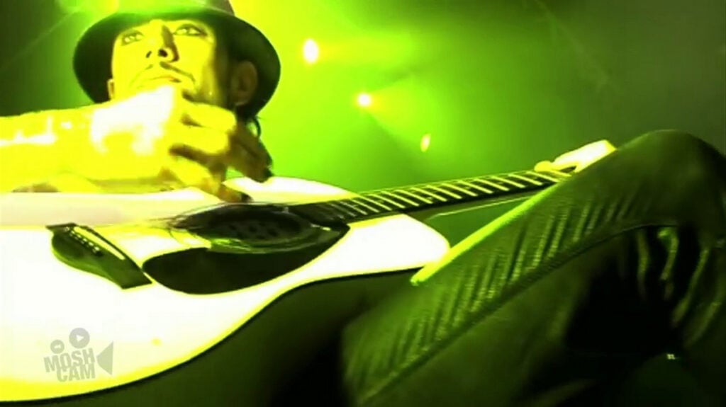 Jane's Addiction | Dave Navarro Hand-Stenciled "LifeAfterDeath" Yamaha LLX6DN Guitar (2008)