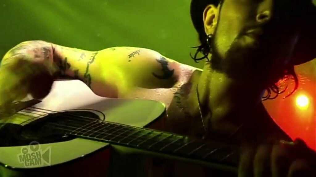 Jane's Addiction | Dave Navarro Hand-Stenciled "LifeAfterDeath" Yamaha LLX6DN Guitar (2008)