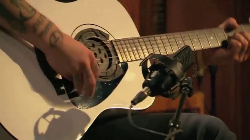 Jane's Addiction | Dave Navarro Hand-Stenciled "LifeAfterDeath" Yamaha LLX6DN Guitar (2008)