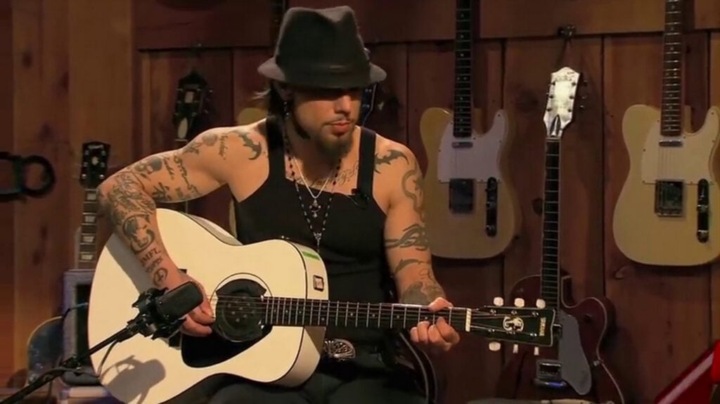 Jane's Addiction | Dave Navarro Hand-Stenciled "LifeAfterDeath" Yamaha LLX6DN Guitar (2008)