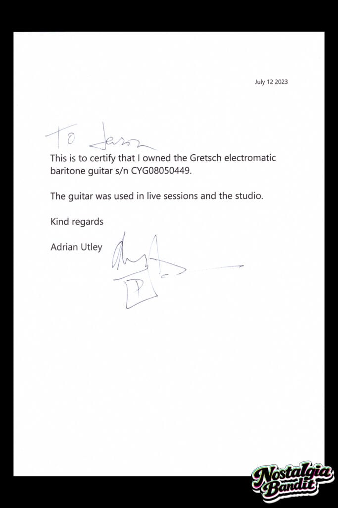 Portishead | Adrian Utley Stage-Played & Photo-Matched Gretsch G5260T Baritone Guitar (2008-2011)