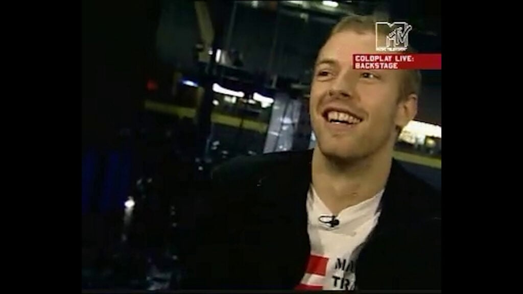 Coldplay | Chris Martin Stage-Worn, Customized & Band-Signed "Make Trade Fair" T-Shirt (2002-2004)