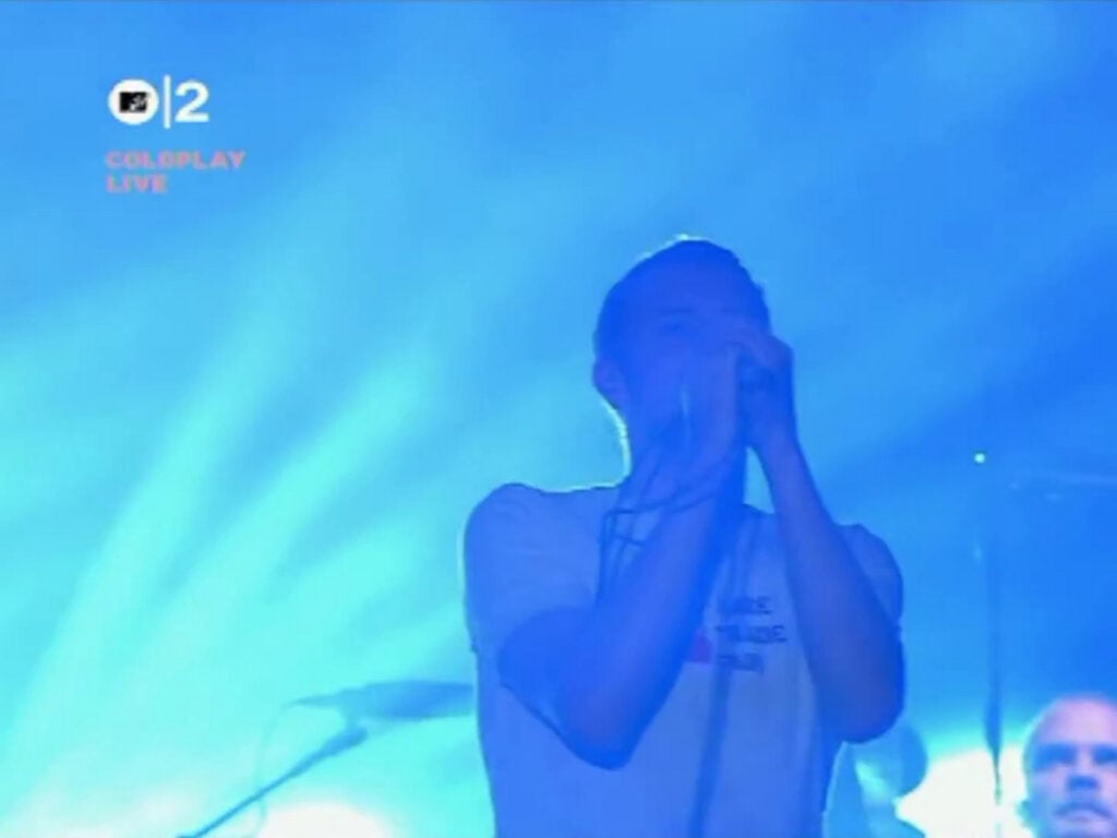 Coldplay | Chris Martin Stage-Worn, Customized & Band-Signed "Make Trade Fair" T-Shirt (2002-2004)