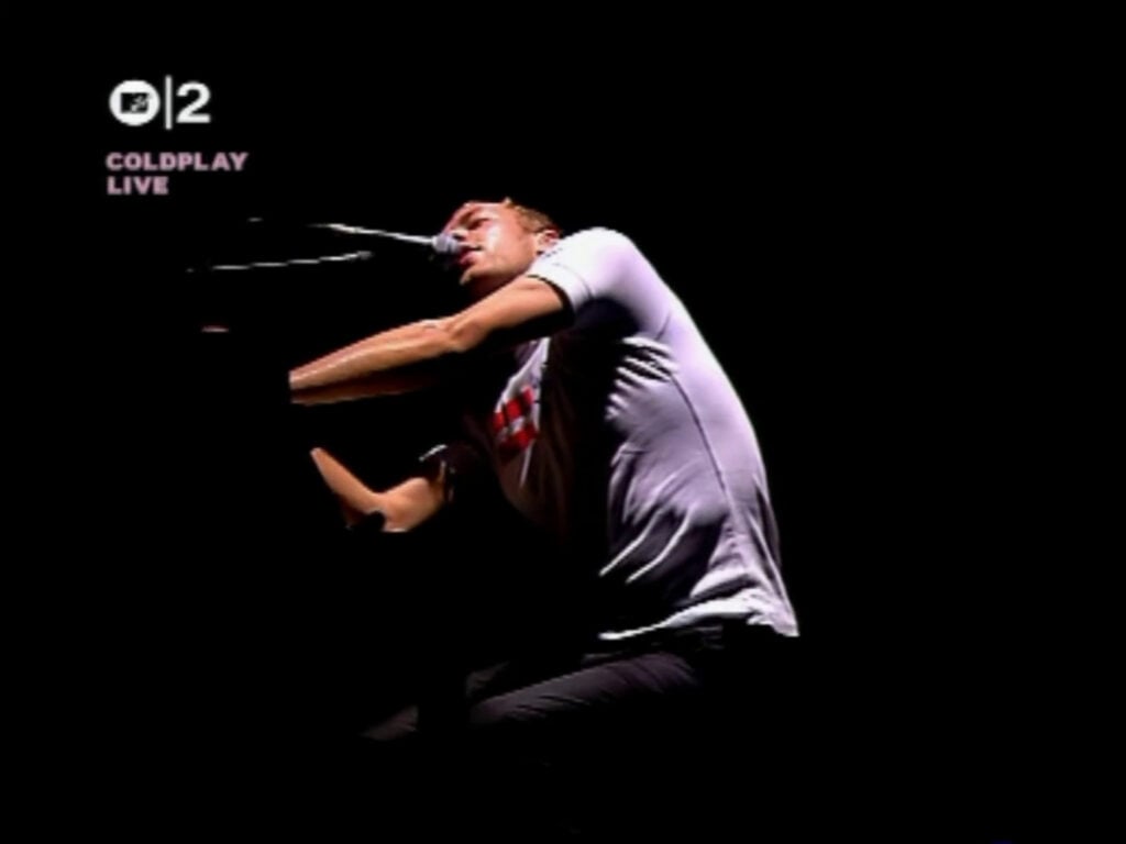 Coldplay | Chris Martin Stage-Worn, Customized & Band-Signed "Make Trade Fair" T-Shirt (2002-2004)