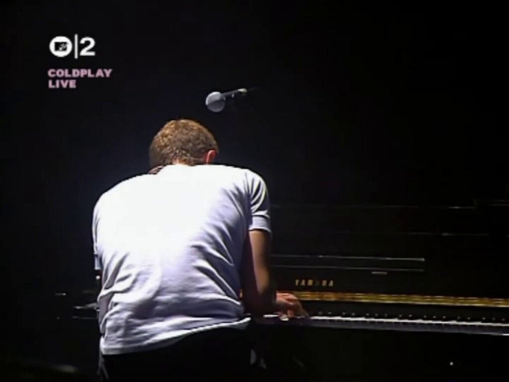 Coldplay | Chris Martin Stage-Worn, Customized & Band-Signed "Make Trade Fair" T-Shirt (2002-2004)