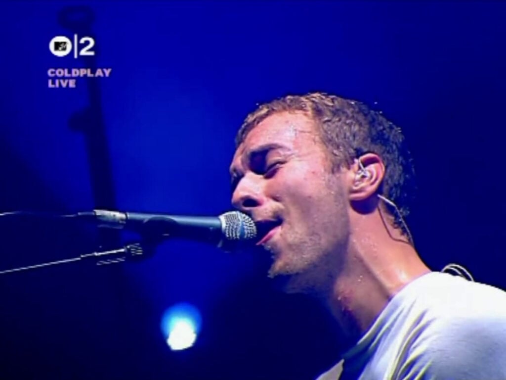 Coldplay | Chris Martin Stage-Worn, Customized & Band-Signed "Make Trade Fair" T-Shirt (2002-2004)