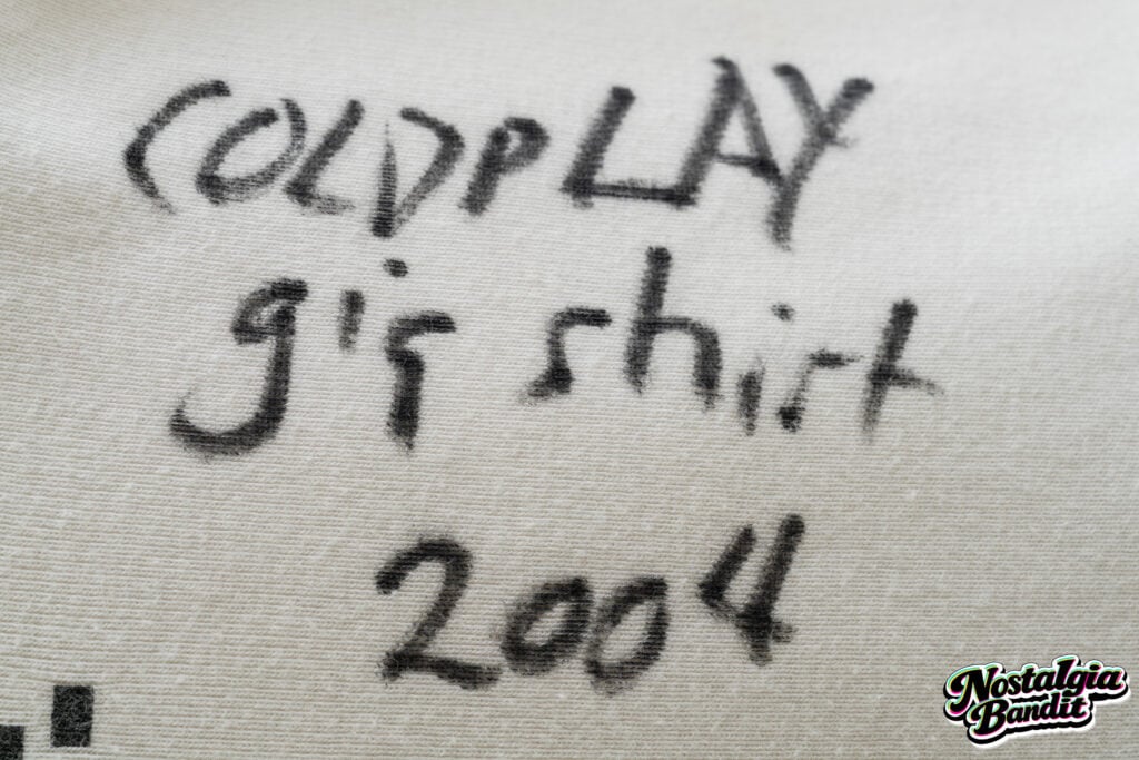 Coldplay | Chris Martin Stage-Worn, Customized & Band-Signed "Make Trade Fair" T-Shirt (2002-2004)