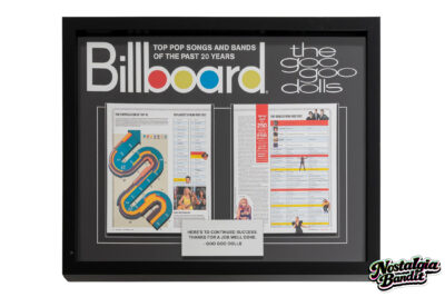 The Goo Goo Dolls | Billboard #1 Song of 1992-2012 "Iris" Presentation Display (2012)