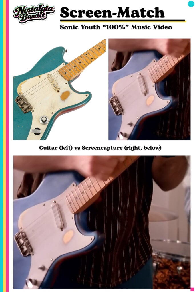 Sonic Youth | Lee Ranaldo "100%" Music Video-Used, Photo & Screen-Matched Fender Musicmaster (1992)