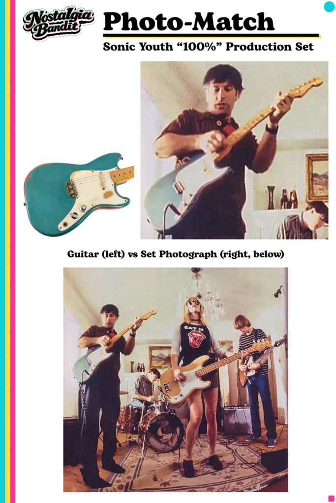 Sonic Youth | Lee Ranaldo "100%" Music Video-Used, Photo & Screen-Matched Fender Musicmaster (1992)