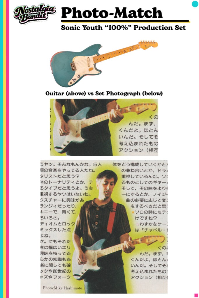 Sonic Youth | Lee Ranaldo "100%" Music Video-Used, Photo & Screen-Matched Fender Musicmaster (1992)