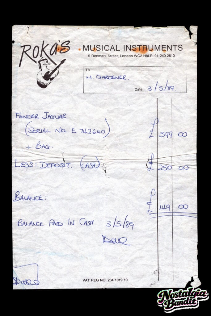 Ride | Mark Gardener Stage-Played, Studio & Video-Used, Screen-Matched 1987 Fender Jaguar (1989-92)