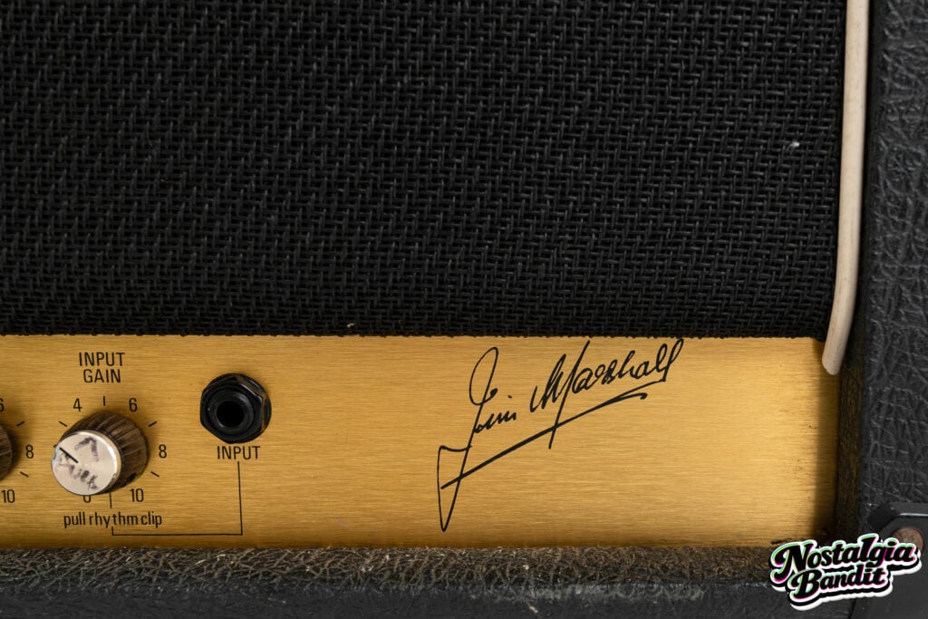Ride | Mark Gardener Stage-Used 1987 Marshall 2550 Silver Jubilee Amplifier Head (1980s-1990s)