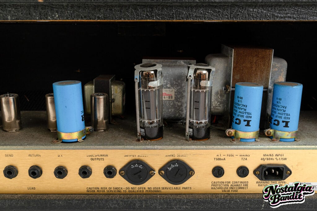 Ride | Mark Gardener Stage-Used 1987 Marshall 2550 Silver Jubilee Amplifier Head (1980s-1990s)