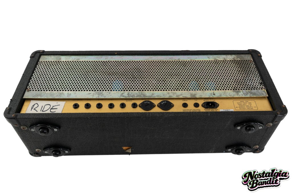 Ride | Mark Gardener Stage-Used 1987 Marshall 2550 Silver Jubilee Amplifier Head (1980s-1990s)