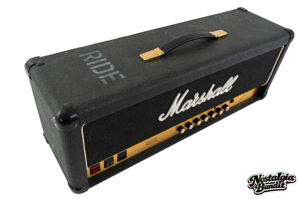 Ride | Mark Gardener Stage-Used 1987 Marshall 2550 Silver Jubilee Amplifier Head (1980s-1990s)