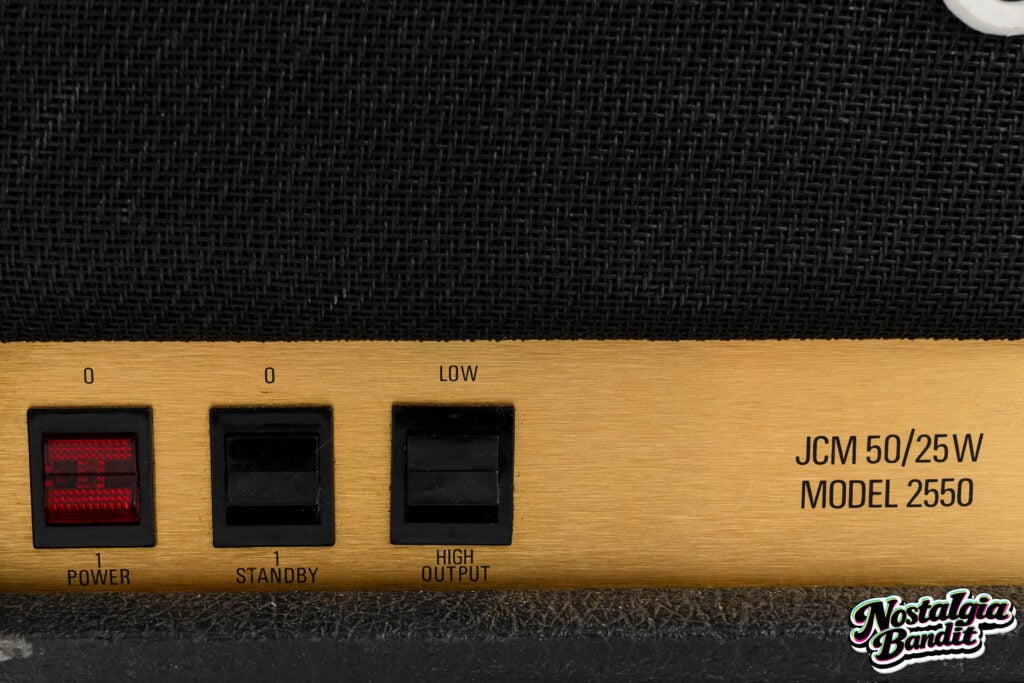 Ride | Mark Gardener Stage-Used 1987 Marshall 2550 Silver Jubilee Amplifier Head (1980s-1990s)