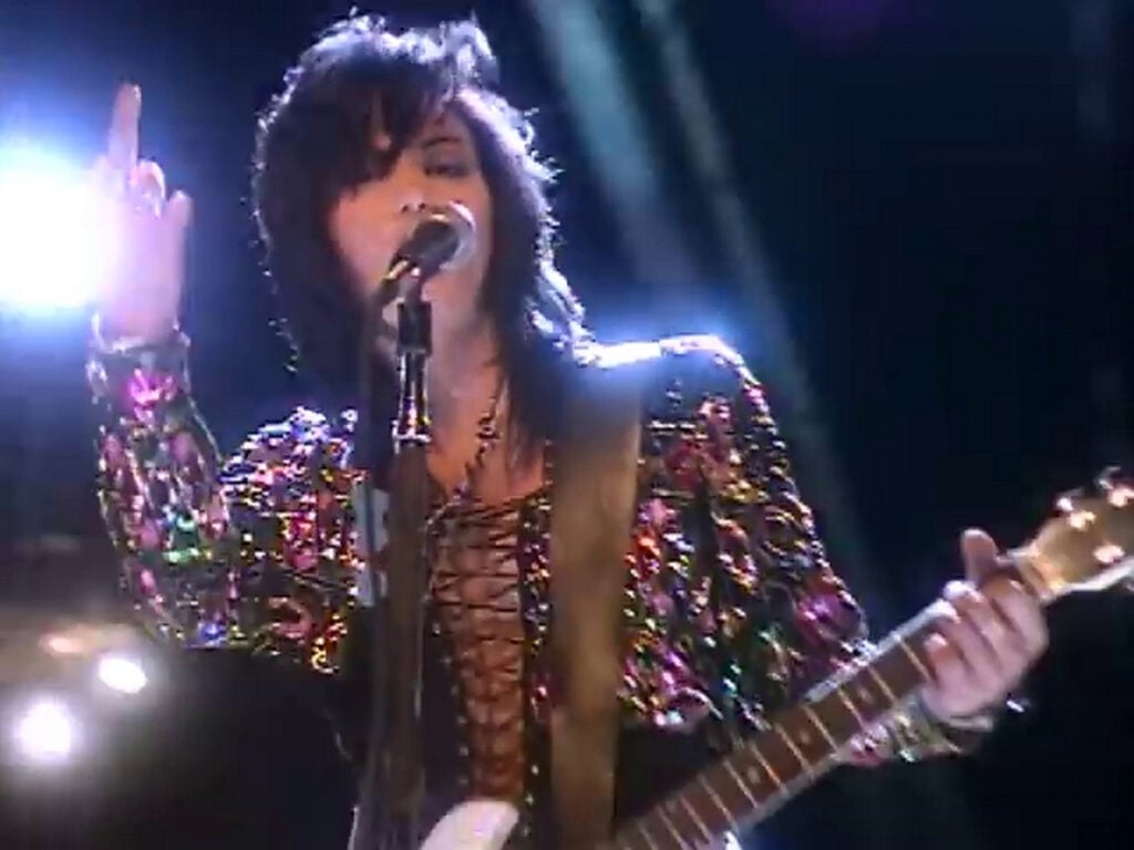 Joan Jett | Stage-Worn & "Dirty Deeds" Music Video-Worn, Photo-Matched Sequined Jacket (1989-1990)