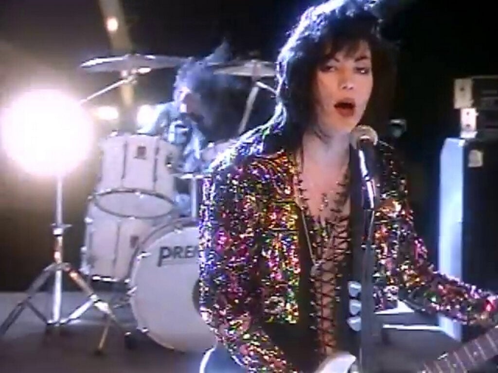 Joan Jett | Stage-Worn & "Dirty Deeds" Music Video-Worn, Photo-Matched Sequined Jacket (1989-1990)