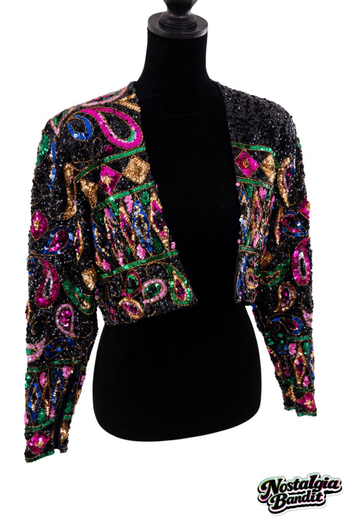 Joan Jett | Stage-Worn & "Dirty Deeds" Music Video-Worn, Photo-Matched Sequined Jacket (1989-1990)