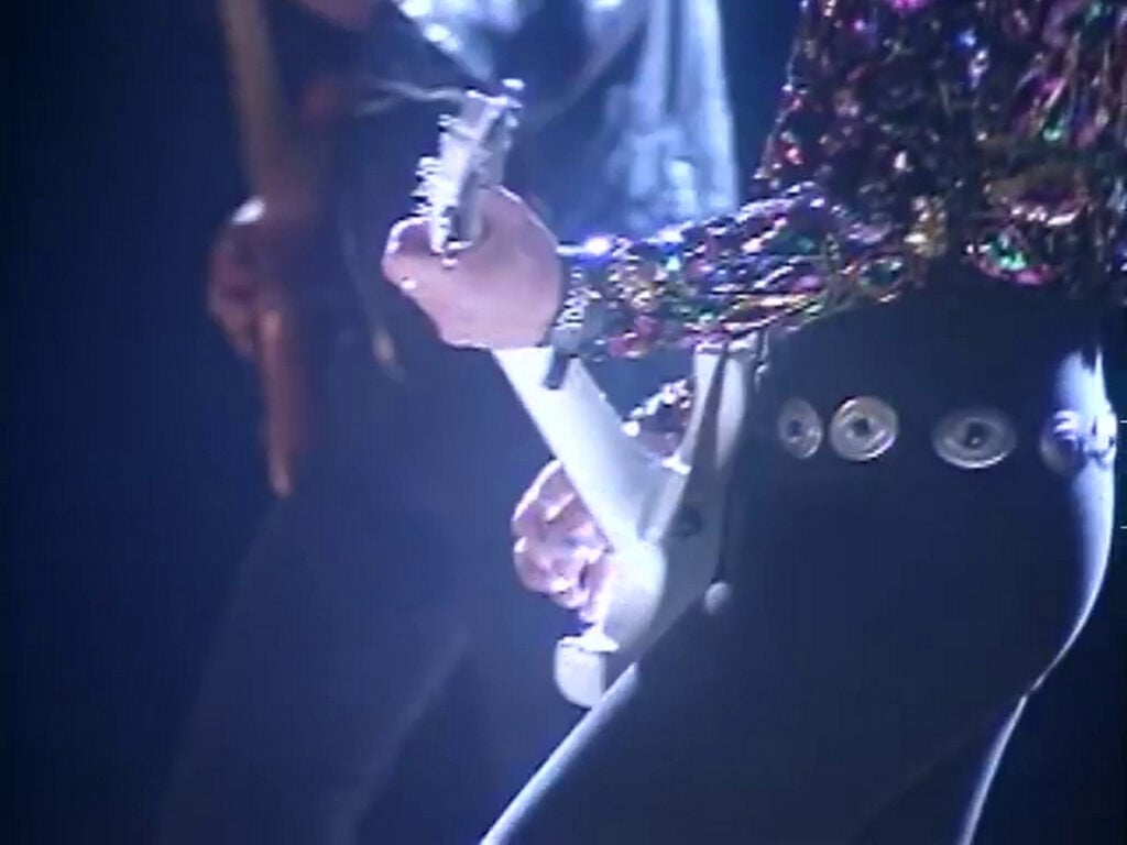 Joan Jett | Stage-Worn & "Dirty Deeds" Music Video-Worn, Photo-Matched Sequined Jacket (1989-1990)
