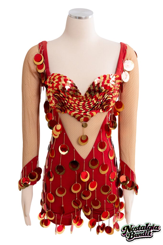 The B-52’s | Kate Pierson Stage-Worn & Screen-Matched Custom Sequin Romper (1989-1992)