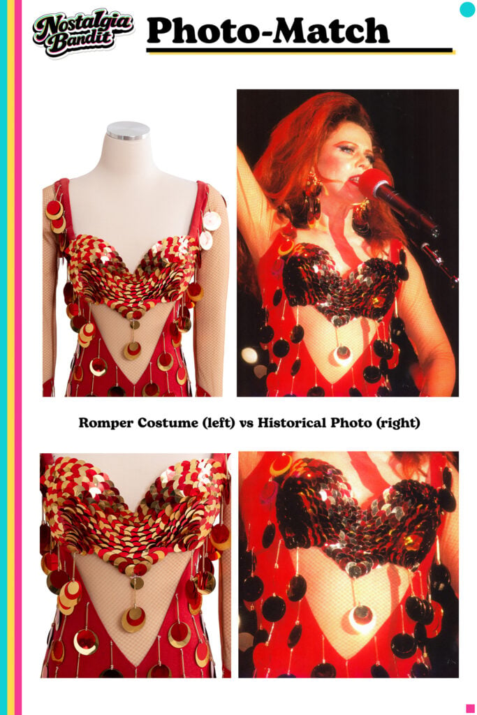 The B-52's | Kate Pierson Stage-Worn & Screen-Matched Custom Sequin Romper (1989-1992)
