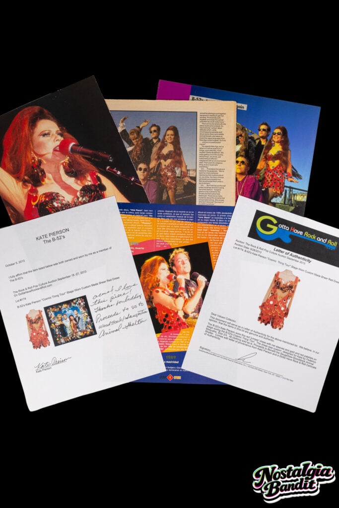 The B-52's | Kate Pierson Stage-Worn & Screen-Matched Custom Sequin Romper (1989-1992)