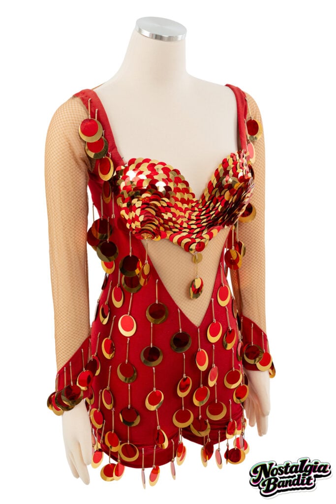 The B-52's | Kate Pierson Stage-Worn & Screen-Matched Custom Sequin Romper (1989-1992)