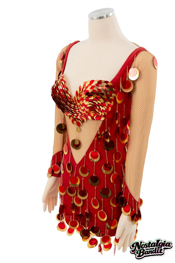 The B-52's | Kate Pierson Stage-Worn & Screen-Matched Custom Sequin Romper (1989-1992)