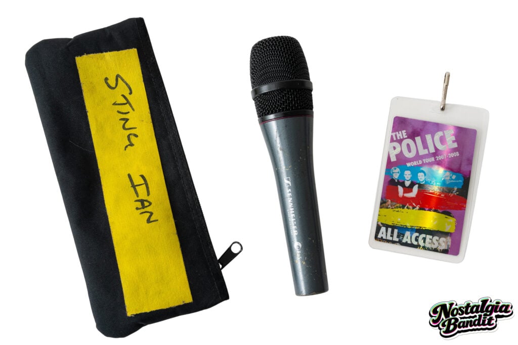 The Police | Sting Stage-Used “The Police Reunion Tour” Sennheiser e865 Microphone (2007-2008)